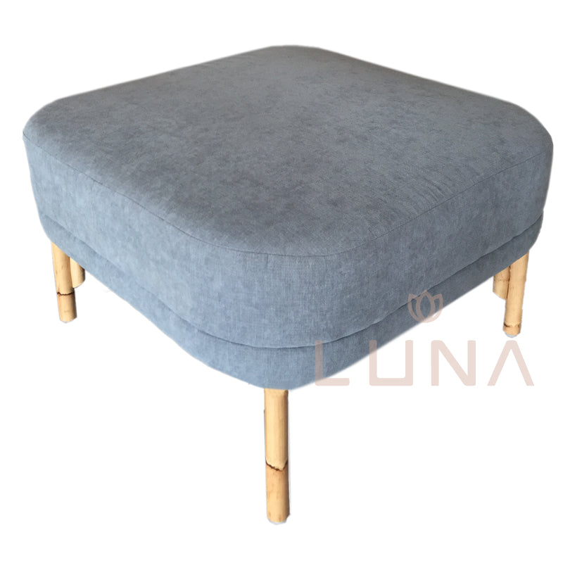 PALMER - Foot Stool Thonet in Velvet Fabrics