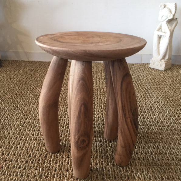 BANANA - Natural Suar Wood Side Table