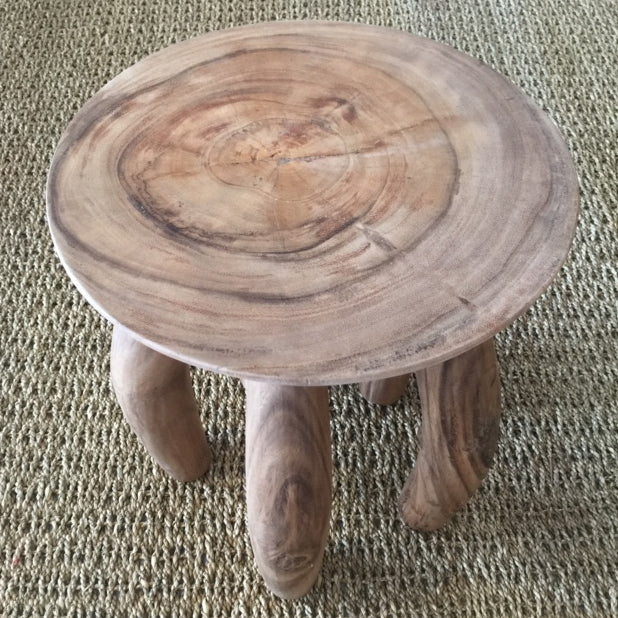 BANANA - Natural Suar Wood Side Table