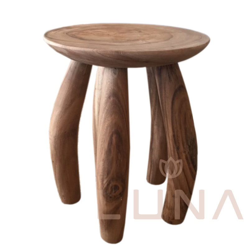 BANANA - Natural Suar Wood Side Table