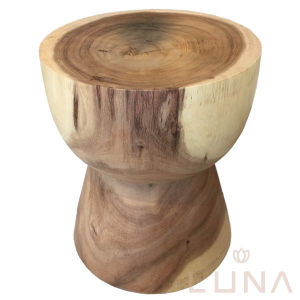 HUGO - Solid Wood Stool - Natural